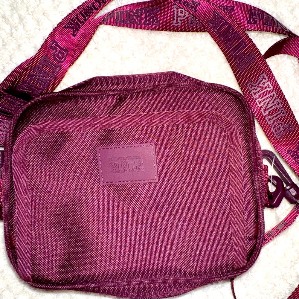 New Victoria’s Secret Pink Crossbody / Belt bag - burgundy